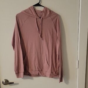 Abound Blush Pink Cotton Hoodie